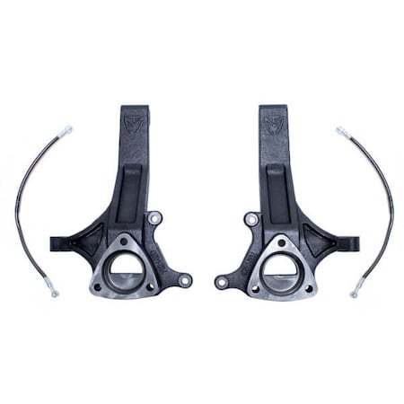 Maxtrac Suspension LIFT SPINDLES W/ EXTENDED BREAK LINES (2WD) DOT APRV 702145